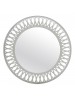 INART Πλαστικός Στρογγυλός Καθρέπτης Αντικέ Λευκό/Ασημί Κωδκός: 3-95-925-0012 Διαστάσεις; 75Χ5 Εκατοστά 3-95-925-0012