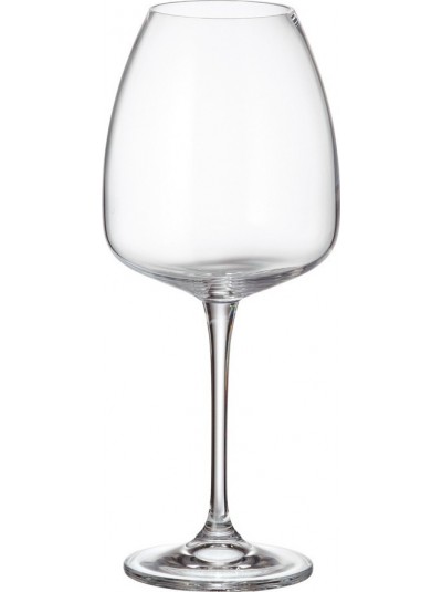 BOHEMIA CRYSTAL ANSER Κρυστάλλινο Ποτήρι Κρασιού 610ml Διάφανο