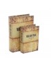 INART Κουτί/Βιβλίο Σετ Των 2 19x7x27 3-70-106-0040 3-70-106-0040